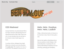 Tablet Screenshot of benmalouf.com